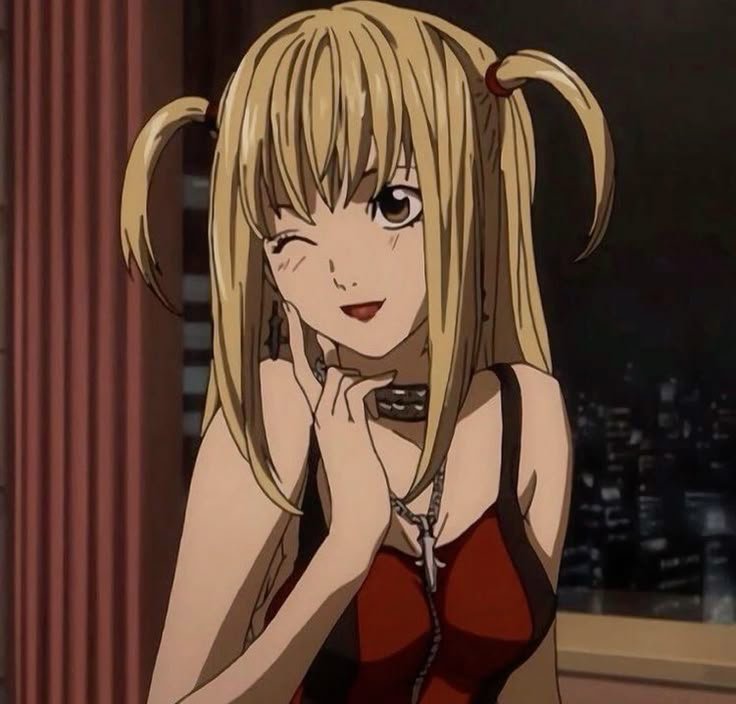 Misa Amane the Second Kira and devoted Death Note owner in Death Note anime